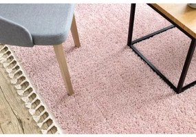 Shaggy koberec BERBER 9000 ružový Veľkosť: 240x330 cm