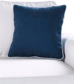 Obliečka Laura so šnúrkou farba produktu tmavomodrá látka lesklá, zamatová