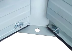 Vyvýšený záhradný záhon BestBerg VZ-800A / 800 l / 180 x 90 x 47 cm / sivá