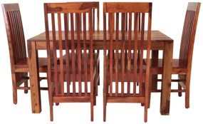 furniture-nabytek.cz - Jedálenský set pre 6 osôb Gani z indického masívu palisander