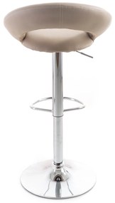 G21 Barová stolička Orbita koženková coffee
