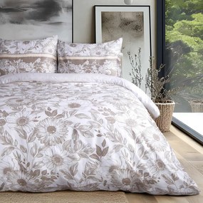 SATÉNOVÉ OBLIEČKY SATINLOVE 180X200 CM, 2KS 70X80 CM KVETY