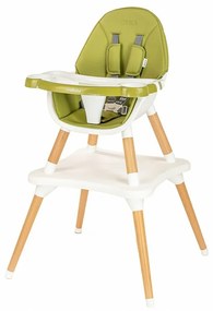 New Baby Jedálenská stolička Grace 3v1 zelená, 61 x 101 x 61 cm