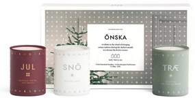SKANDINAVISK Darčeková sada mini sviečok ÖNSKA (prianie) 3 x 60 g