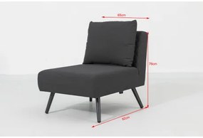 Doppler Melia LIKA-TEX® antracit - luxusná záhradná súprava