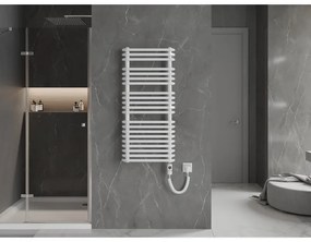 Mexen Akan, elektrické vykurovacie teleso 1080x500 mm + vykurovacia tyč 900 W, biela, W121-1080-500-2900-20