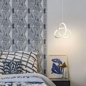 Toolight Toolight, LED závesné osvetlenie 13W, 500lm, 4000K, APP1783-CP, biela, OSW-08969