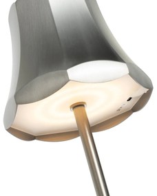 Retro stolná lampa guľatá nabíjateľná IP44 - Granny
