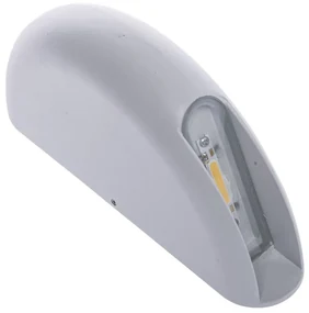 Exteriérové nástenné LED svietidlo Wall, 1x LED 3w, biela