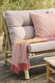 Ib Laursen Bavlnený poťah na vankúš Vigga Orange 50 × 50 cm