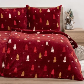4Home Obliečky mikroflanel Crimson Woods, 140 x 220 cm, 70 x 90 cm