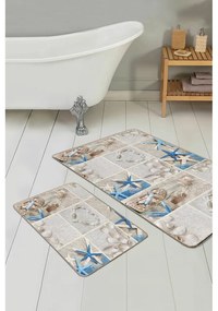 Béžové kúpeľňové predložky v súprave 2 ks 60x100 cm – Mila Home