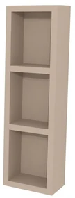 Mereo, Mereo Aira, kúpeľňová skrinka 20 cm, horná, policová, Multidecor, Šedý kameň, MER-CN796SSEKA