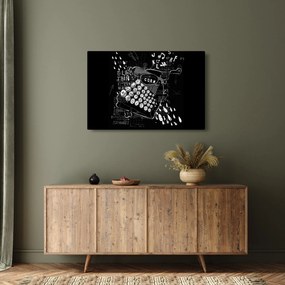 Obraz - Kresba v Banksyho štýle (90x60 cm)