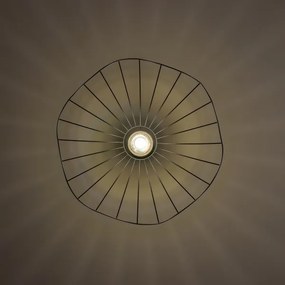 Brilagi - LED luster na lanku CERIA WIRE 1xE27/40W/230V priemer 60 cm čierna