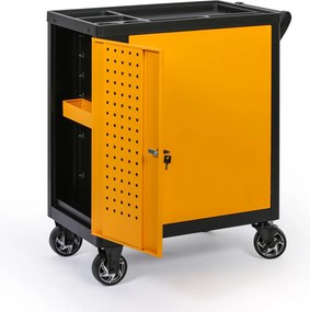 Pojazdný dielenský vozík na náradie vrátane 239 ks náradia, 7 zásuviek
