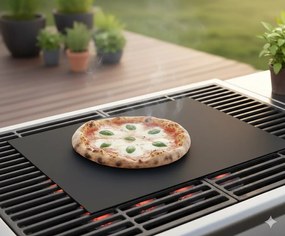 Nepriľnavá grilovacia podložka BestBerg BBBQ-10GM / čierna