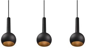 Čierne závesné svietidlo Ciliana – CINQUE