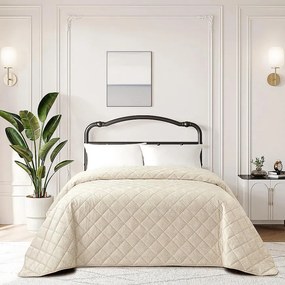 Prikrývka na posteľ Emilia RQ-090 220x250 cm béžová