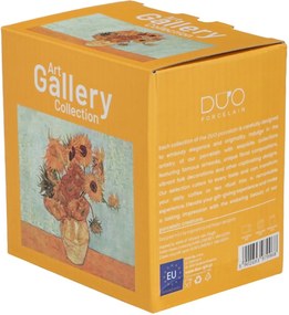 Porcelánový hrnček s lyžičkou Van Gogh Sunflowers 360 ml