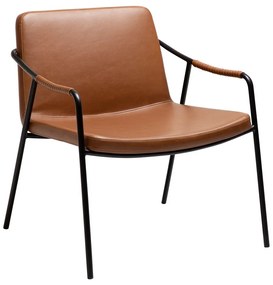 Hnedé kreslo z imitácie kože Boto – DAN-FORM Denmark