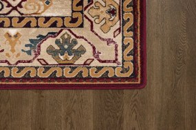 Koberec Agnella Isfahan Meka tmavobéžový