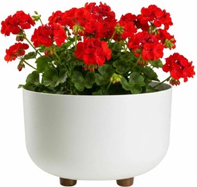 Plastový květináč na nožičkách TERRA 17x26,9 cm - výber z 5 prevedení