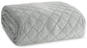 Dekorstudio Zamatový prehoz na posteľ BLINK 3 v striebornej farbe Rozmer prehozu (šírka x dĺžka): 170x210cm