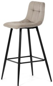 Autronic BONTEC Barová stolička, hnedá, látka, AUB-X7015 CAP2 Farba: Šedá