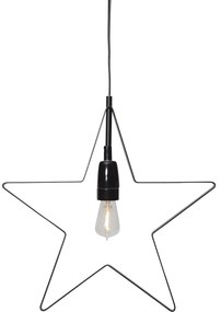 Čierna svetelná dekorácia s vianočným motívom Orbit – Star Trading