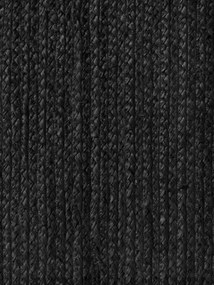 Hanse Home, Kusový koberec Jute Braided 106322 Black ovál, 160x230 ovál, čierna, chodba / predsieň
