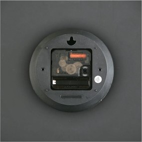 Sivé nástenné hodiny Versa In Time, ⌀ 32,7 cm
