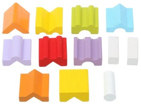 CUBIKA 14996 Veža XI - drevená skladačka s 12 dielikmi