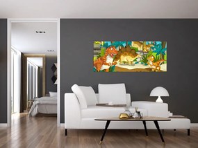 Obraz - Dinosauria (120x50 cm)