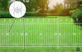 Mriežka na popínavé rastliny Mangold - 115 x 125 cm - Biela