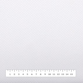 Biante Dekoračný behúň na stôl Monako PM-126 Drobný nopkový vzor biely 35x180 cm