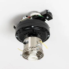 ZEVENTI - Stropný ventilátor GALDANA 1xE27/60W/230V hnedá/béžová