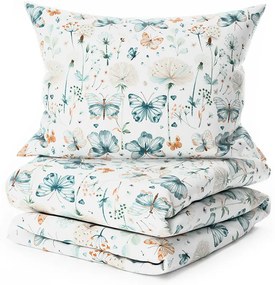 Krepové obliečky do postieľky Renforcé ELIVINE biele Rozmer obliečky: 45 x 65 cm | 90 x 140 cm