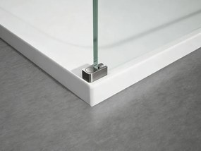 Polysan Polysan, ESCA GUN METAL jednodielna sprchová zástena do priestoru, Marron, 1000 mm, ES1510-12