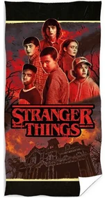 Bavlnená osuška Stranger Things - motív Season 4 - 100% bavlna, froté s gramážou 320 gr./m² - 70 x 140 cm