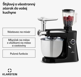 Klarstein Renata Rossa, kuchynský robot 3 v 1, 2000 W/2,7 PS, 10 l, nehrdzavejúca oceľ, bez BPA