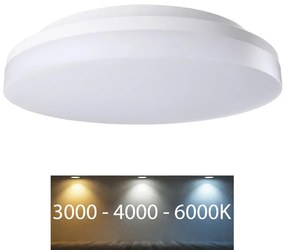 Rabalux - LED kúpeľňové stropné svietidlo LED/24W/230V IP54 3000K/4000K/6000K