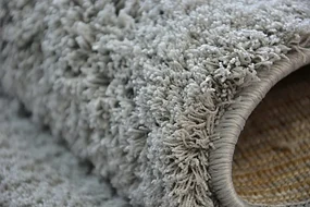 Koberec Micro fiber soft shaggy strieborný