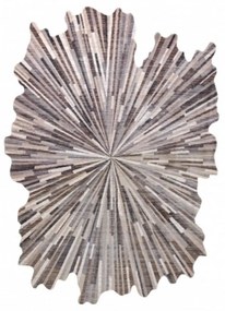 Kusový kobere Abstrakcia sivý 195x290cm