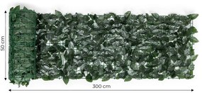Umelý živý plot z brečtanu 300x50 cm