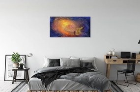 Obraz canvas man sky 125x50 cm
