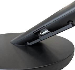 LED Stmievateľná dotyková stolná lampa OPTIMUM LED/7W/230V 3000/4000/6000K čierna