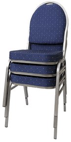 Konferenčná stolička Jeff 3 New - modrá / sivá