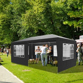 Jurhan Párty stan NEAPOL, 3x6m, antracitová