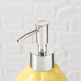 Dávkovač mydla Limone, žltá/s chrómovými prvkami, 300 ml